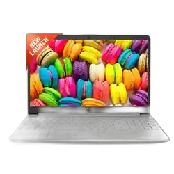 HP/Compaq HP 15 Series 15s-fr2514TU (Intel Core i3 11th Gen 15.6 Inch)- Refurbished_Silver_Front_59831
