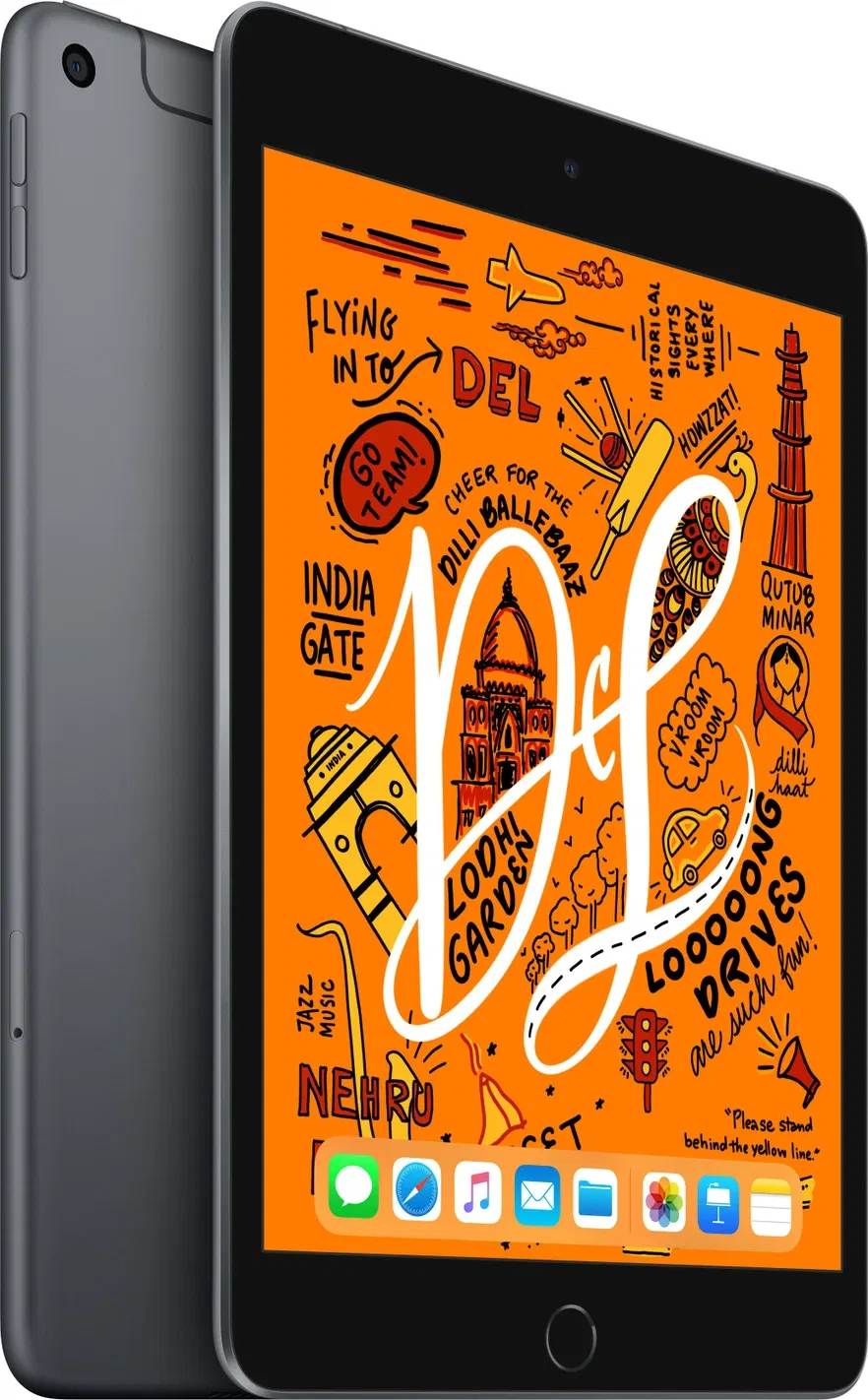 Apple Ipad Mini 2019 5th Generation (7.9 inch, Wifi Only)- Refurbished_Space Gray_Right Side_89832