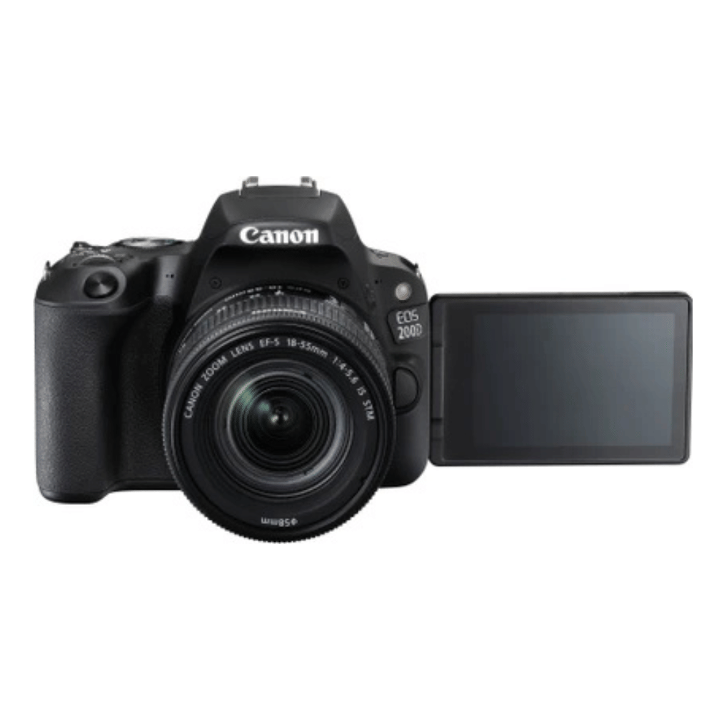 Canon EOS 200D 24.2MP DSLR - Refurbished_Black_Preview_70437