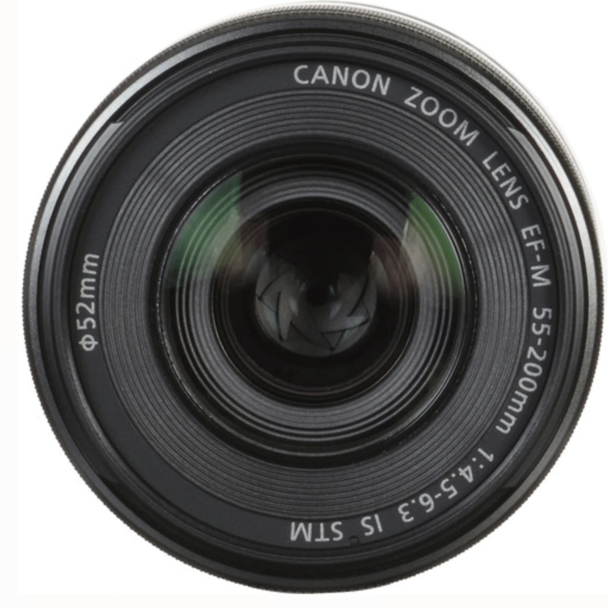 Canon EF–M 55–200mm f/4.5–6.3 IS STM Lens - Refurbished_Black_Top_123290