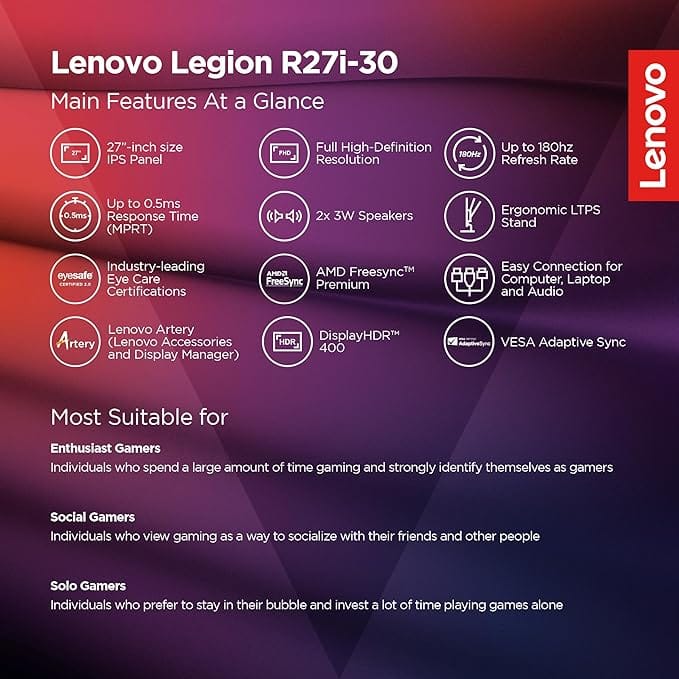 Lenovo Legion R27i - Unboxed_Black_Top_88480