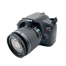 Canon Rebel T6 18MP DSLR - Refurbished_Black_Front_63846