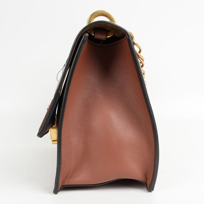 Fendi Vitello Grace Matte F Is Fendi Kan U Shoulder Luxury Bag - Pre-Loved - Brown - Refurbished_Brown_Left Side_64389