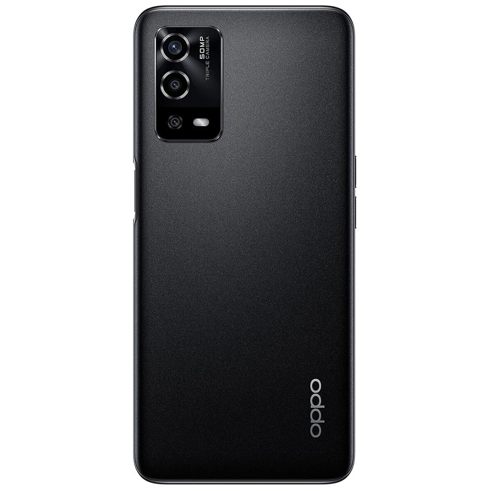 OPPO A55 - Refurbished_Starry Black_Back_55919