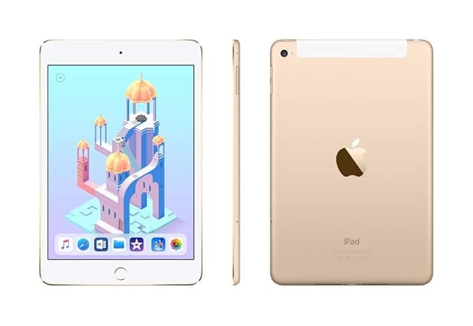 Apple iPad Mini 4 2015 (7.9 inch, Wi-fi Only)- Refurbished_Gold_Top_87285