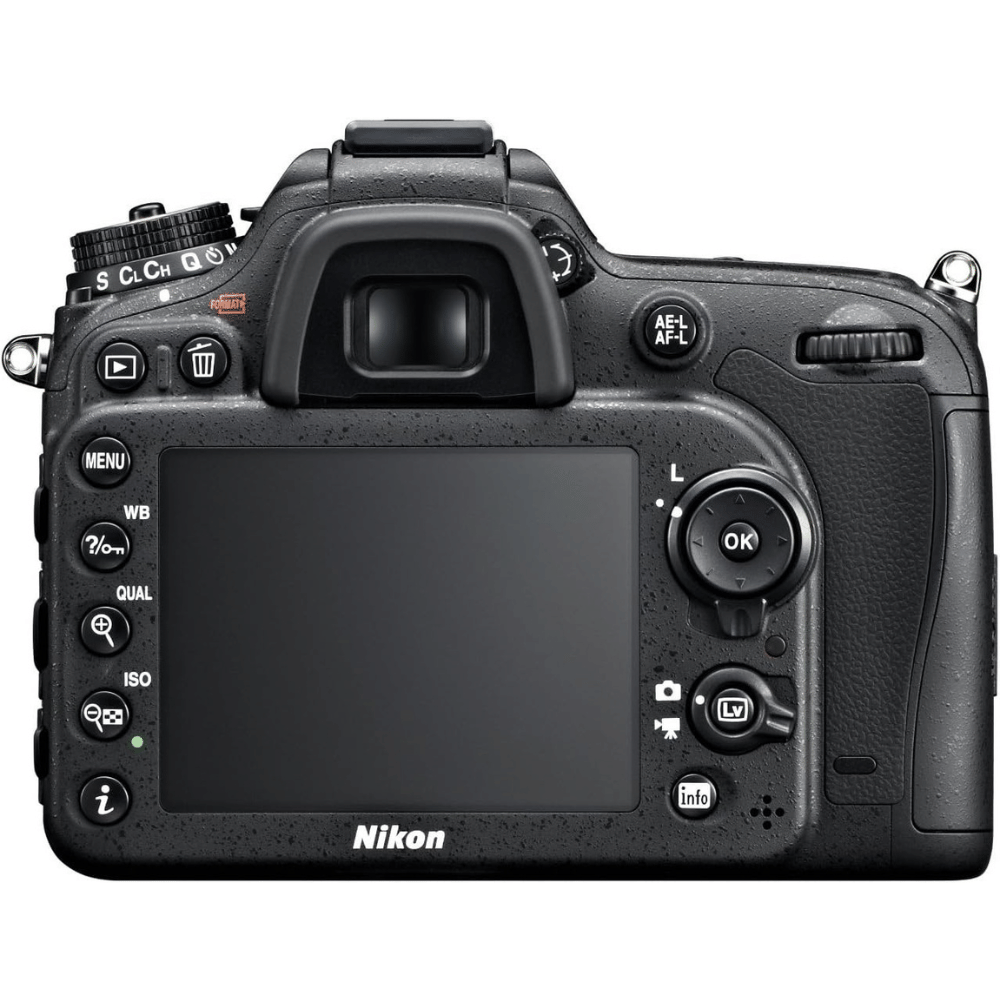 Nikon D7100 24.1 MP DSLR Camera - Refurbished_Black_Back_127290