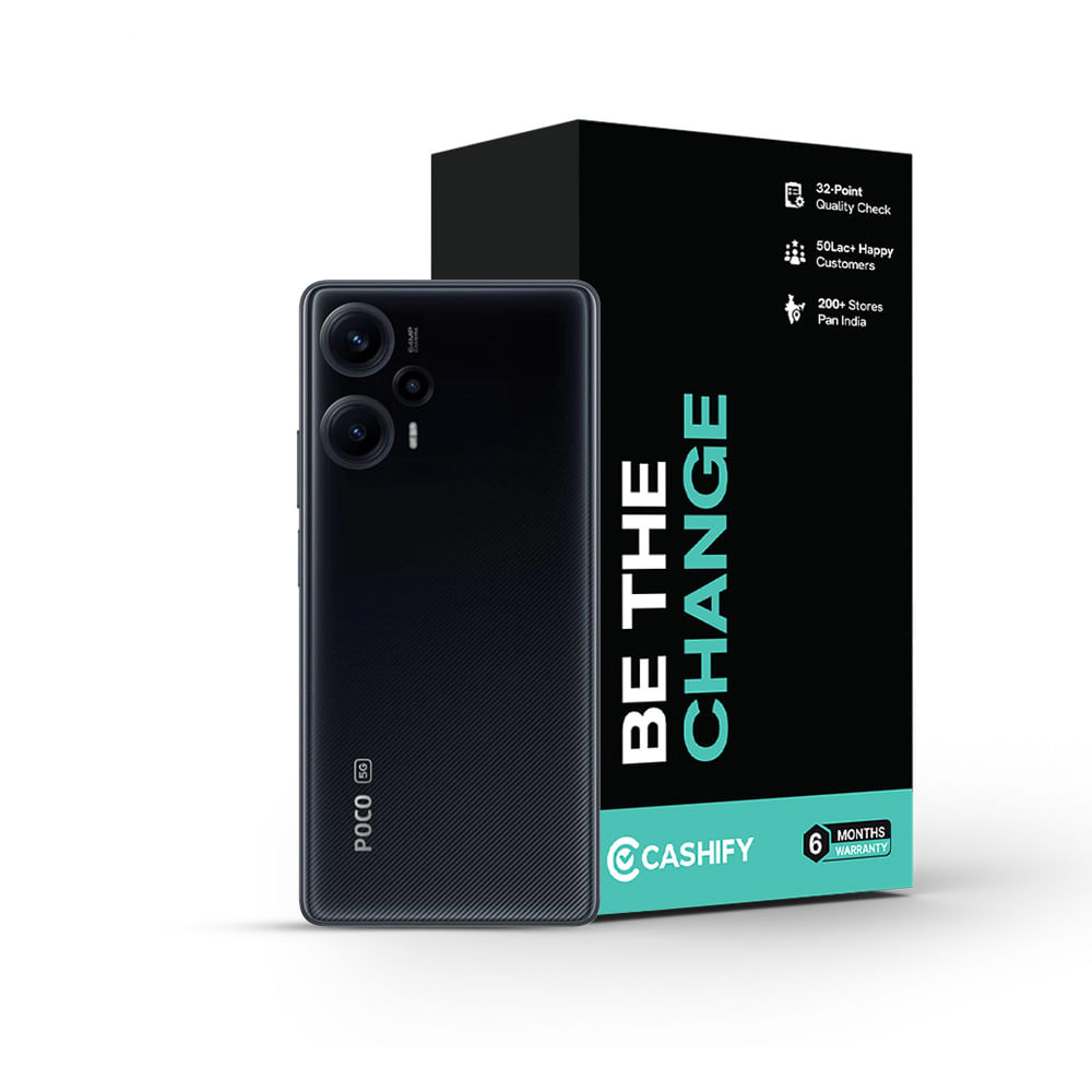 POCO F5 5G - Refurbished_Carbon Black_Phone With Box_53508