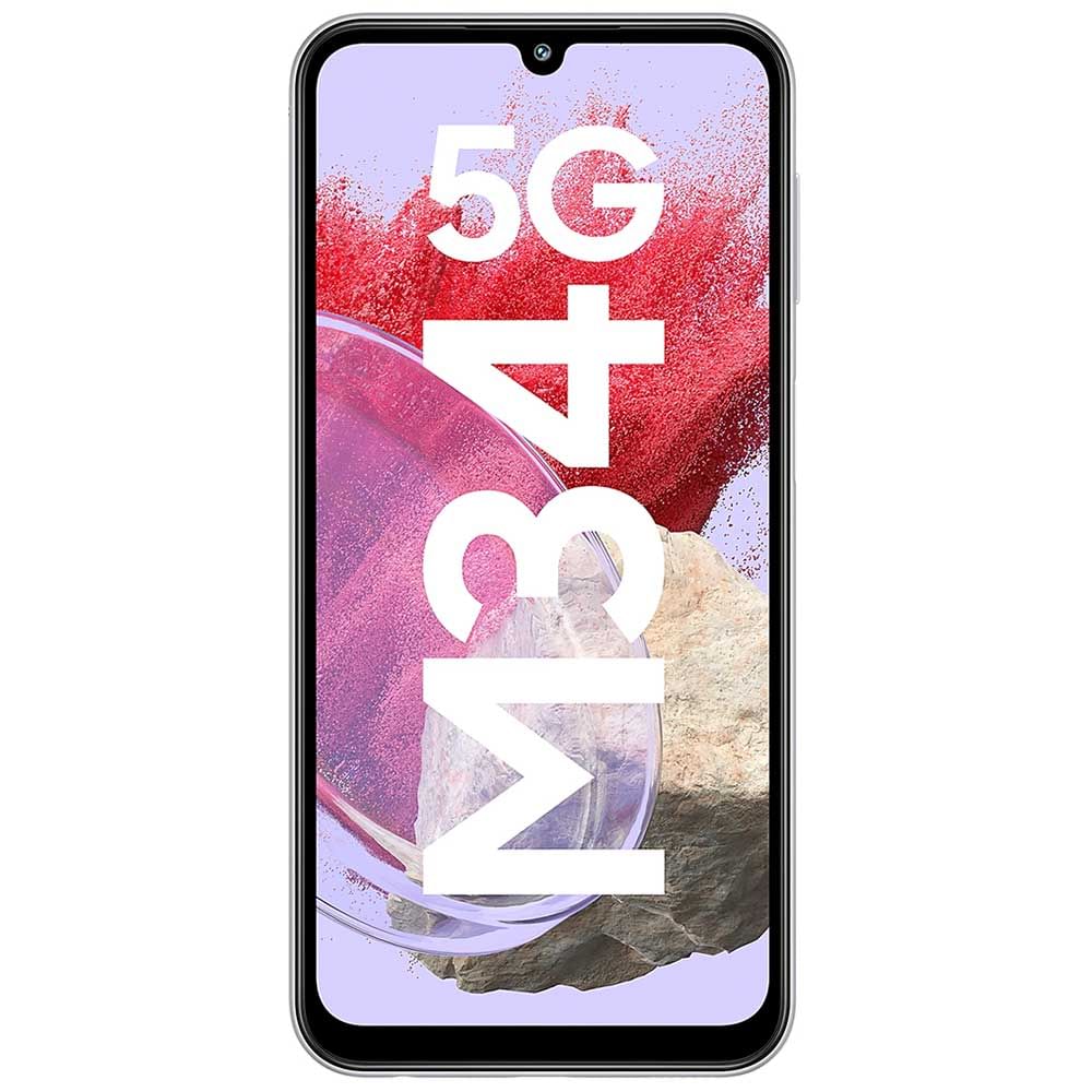 Samsung Galaxy M34 5G - Refurbished_Silver_Front_56084