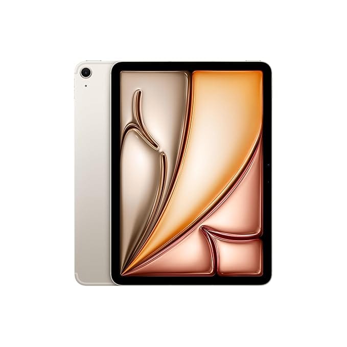 Apple 2024 iPad Air M2 ( 11.0 Inch , Wi-Fi Only)- Refurbished_Starlight_Back_87662