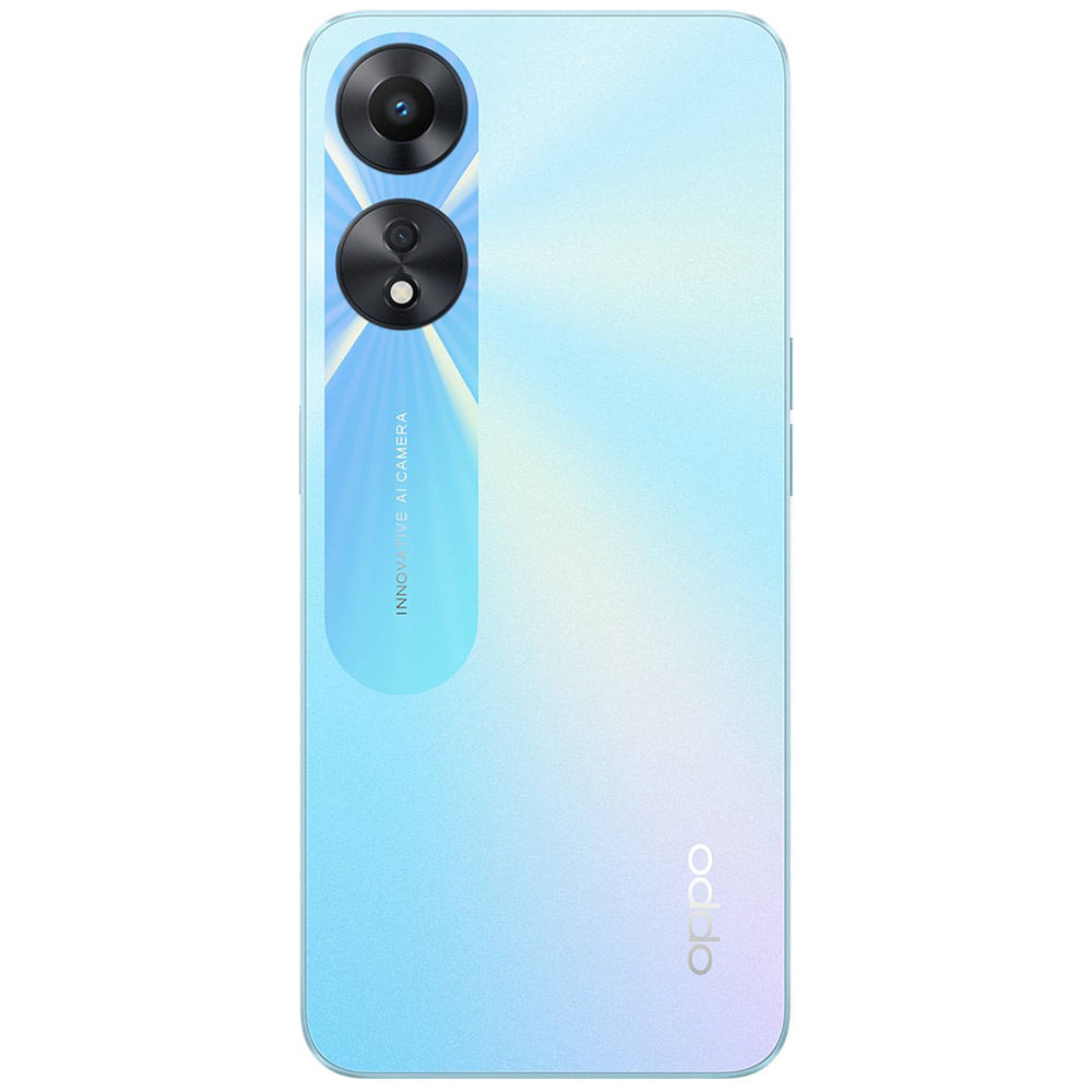 OPPO A78 5G - Refurbished_Glowing Blue_Back_46765