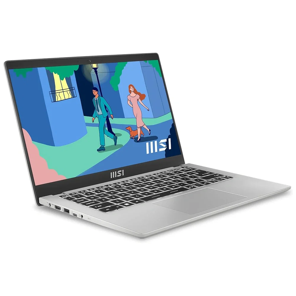 MSI Modern Series 14 C13M (Intel Core i3 13th Gen 14 Inch)- Refurbished_Silver_Left Side_133042