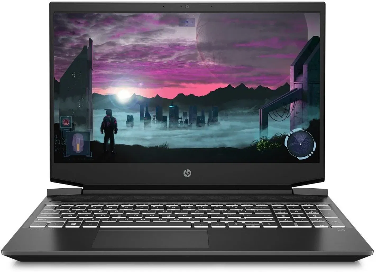 HP/Compaq Pavilion Gaming Series 15 EC1025AX (AMD Ryzen5 4000H Series 15.6 Inch)- Refurbished_Black_Front_89118