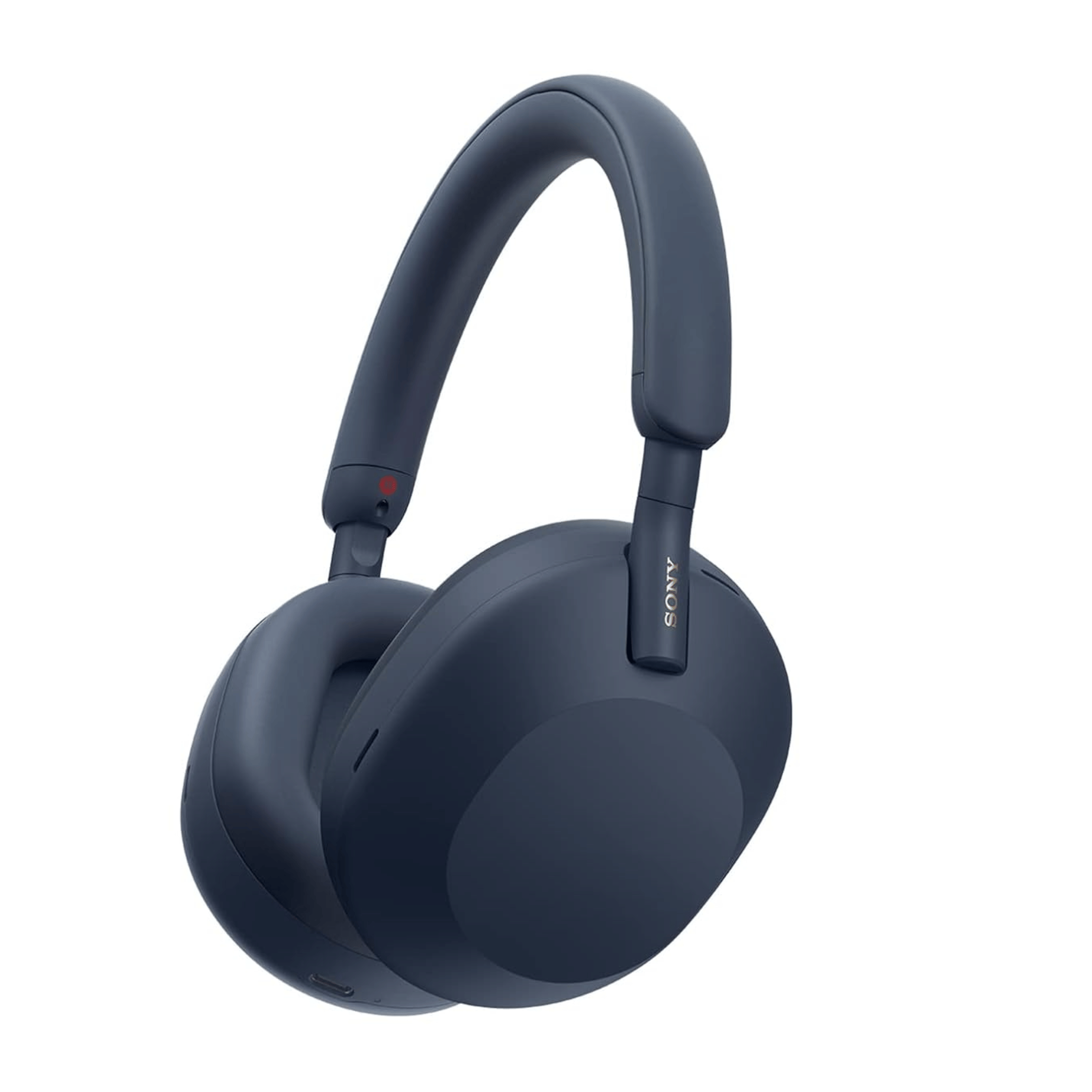 Sony WH 1000XM5 Best Active Noise Cancelling Wireless Bluetooth Over Ear Headphones - Refurbished_Blue_Phone With Box_115274