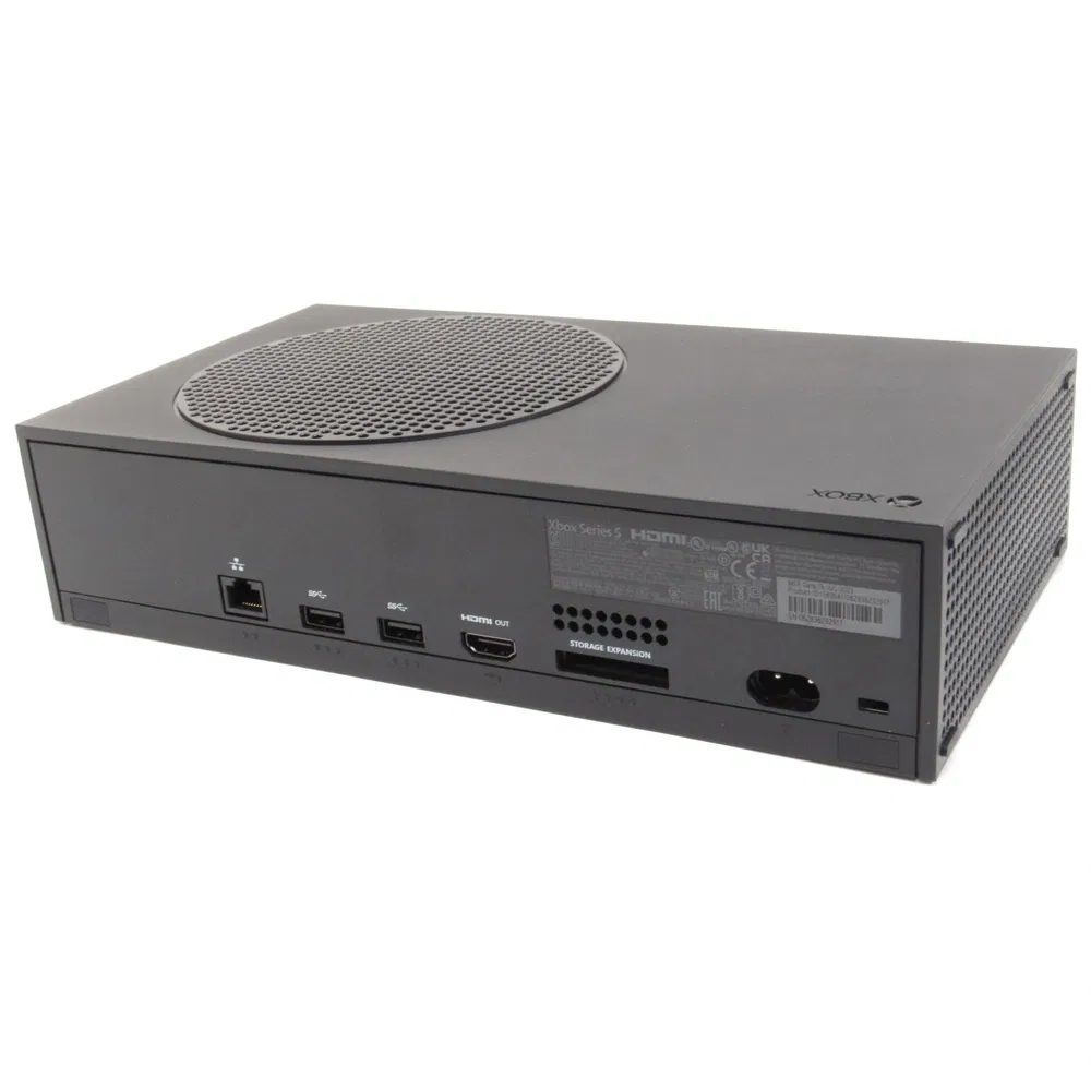 Microsoft XBOX series S Gaming Console - 1 TB - Refurbished Good - Black - Digital Edition)- Refurbished_Black_Back_124795