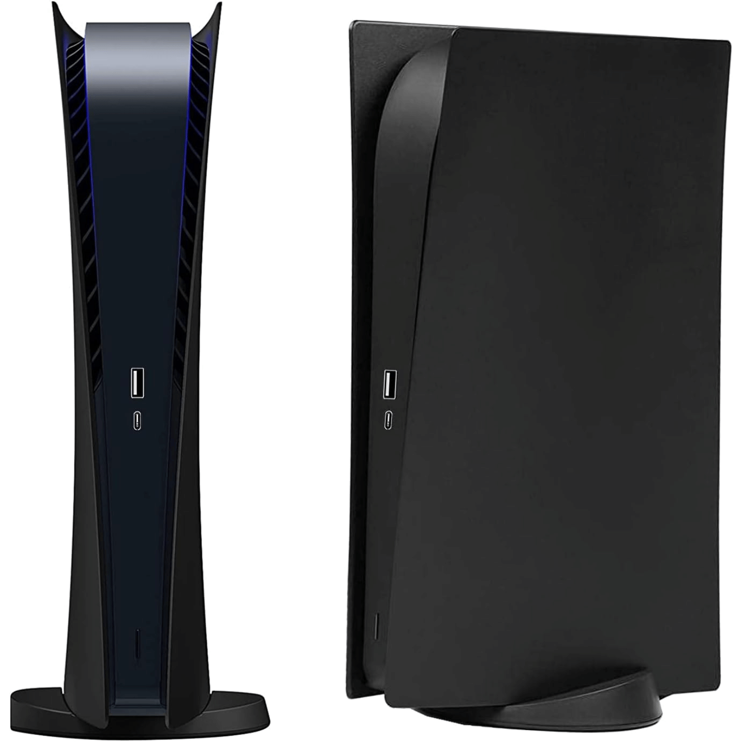 Sony Play Station 5 Gaming Console (PS5)- Refurbished_Black_Left Side_114602