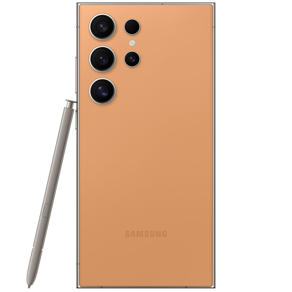 Samsung Galaxy S24 Ultra 5G - Refurbished_Titanium Orange_Back_56298