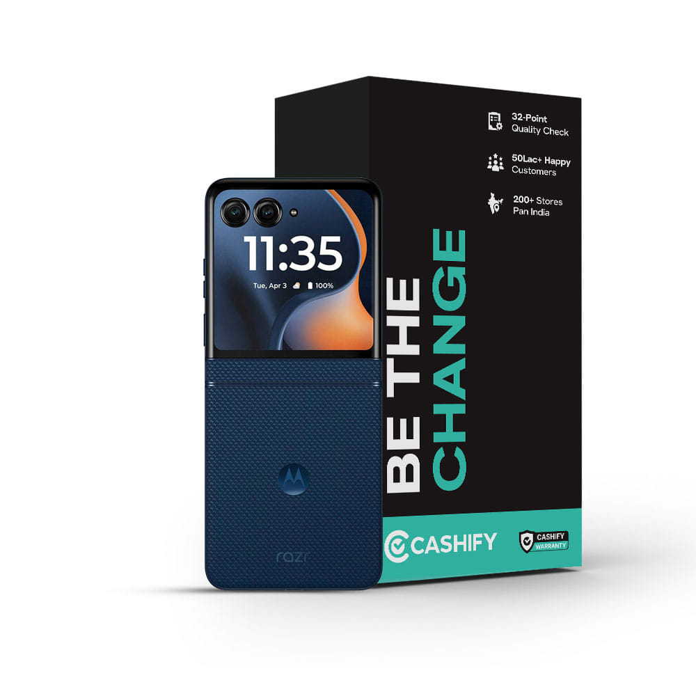 Motorola Moto Razr 60 - Refurbished_Pantone Gibraltar Sea_Phone With Box_121874
