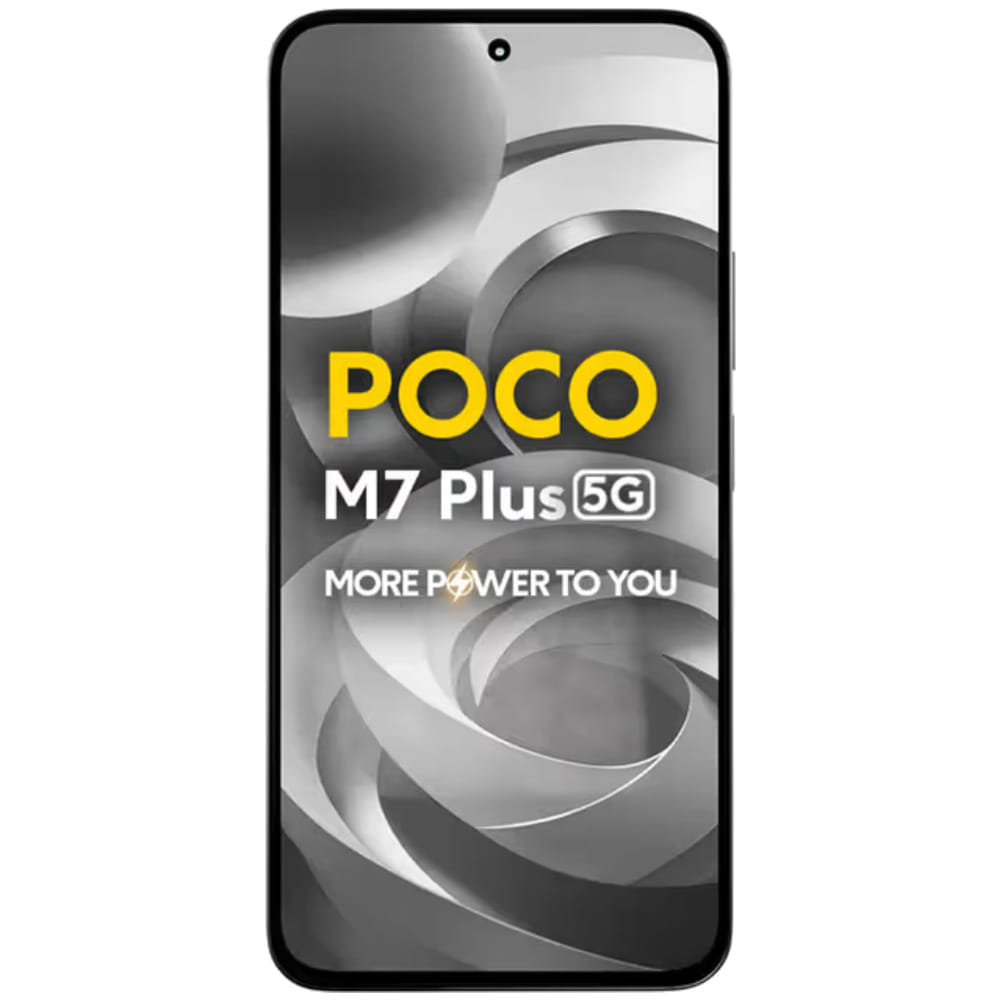 POCO M7 Plus 5G - Refurbished_Carbon Black_Front_88042