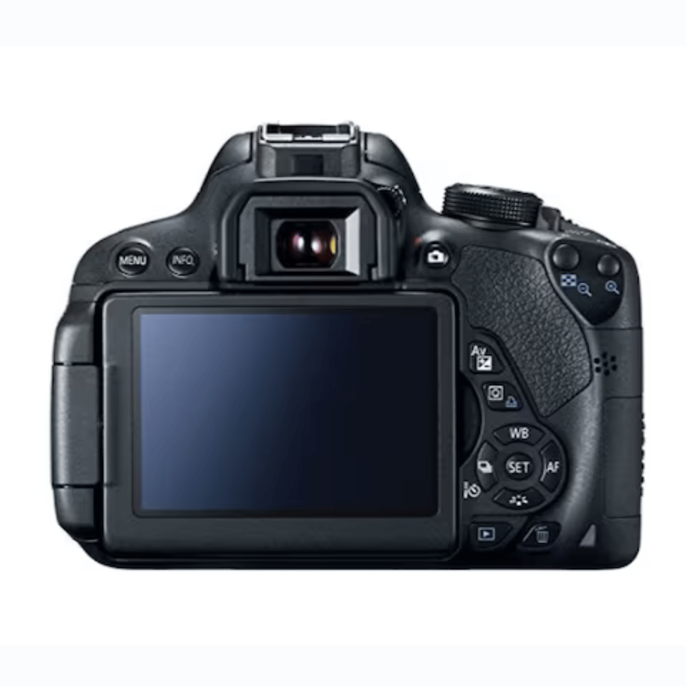 Canon EOS Rebel T5i 18MP DSLR Camera - Refurbished_Black_Back_117230