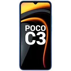 Refurbished POCO C3 Arctic Blue Front