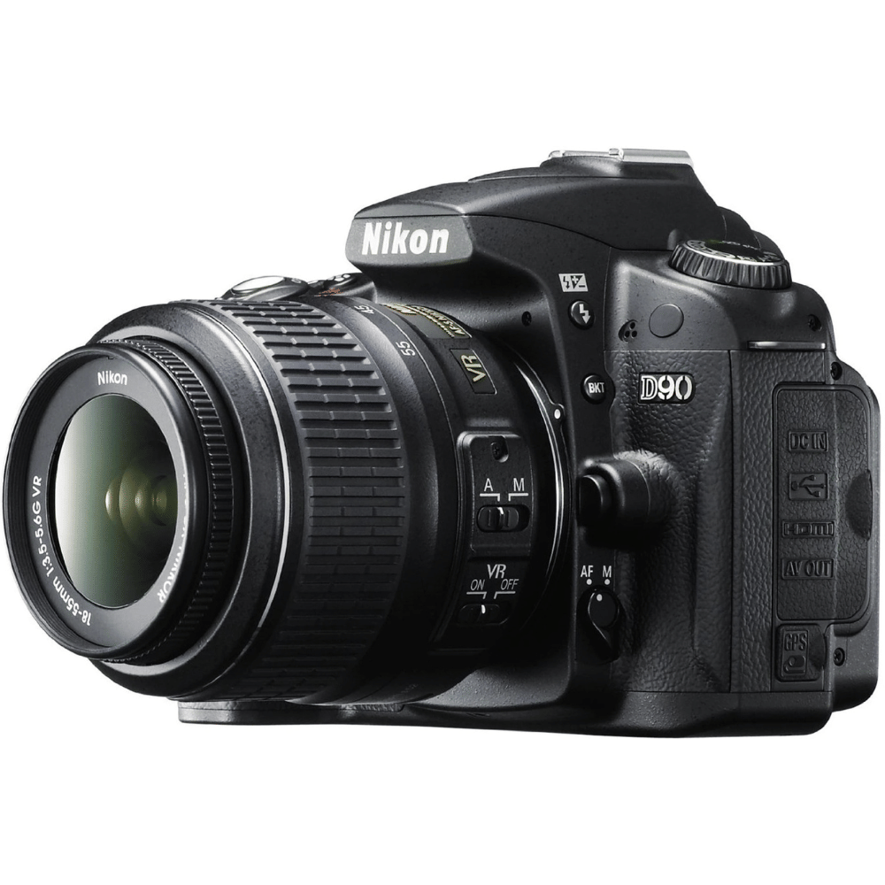 Nikon D90 12.3MP DSLR Camera - Refurbished_Black_Bottom_126492