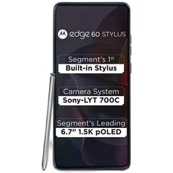 Motorola Moto Edge 60 Stylus - Refurbished_Pantone Gibraltar Sea_Front_62612