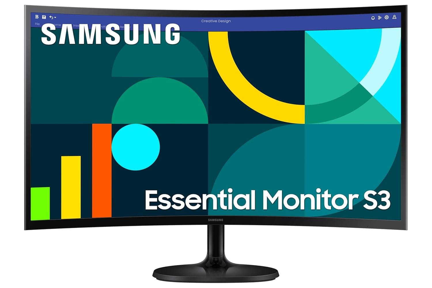 Samsung LS27D362GAWXXL 1800R 27 Inch VA 100 Hz FHD Curved Monitor  - Unboxed