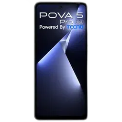 Tecno Pova 5 Pro - Refurbished_Silver Fantasy_Front_63494