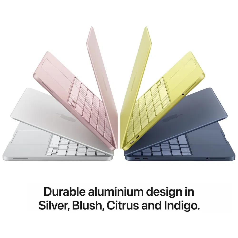 Apple Macbook Neo Series A3404 (Apple A18 Pro Chip 13 Inch)- Refurbished_Silver_Bottom_124133