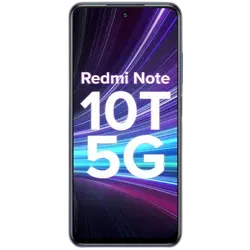 Refurbished Xiaomi Redmi Note 10T 5G metallic blue front
