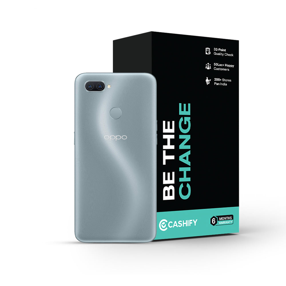 OPPO A12 - Refurbished_Silver_Phone With Box_59011