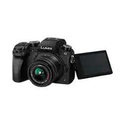 Panasonic Lumix G7 16.0 MP Mirrorless Camera - Refurbished_Black_Front_73219