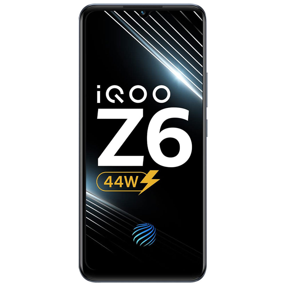 iQOO Z6 - Refurbished_Raven Black_Front_54831