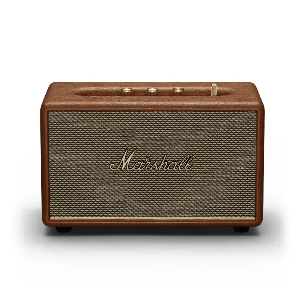 Marshall Acton 3 Bluetooth Speaker - Unboxed_Brown_Front_59326