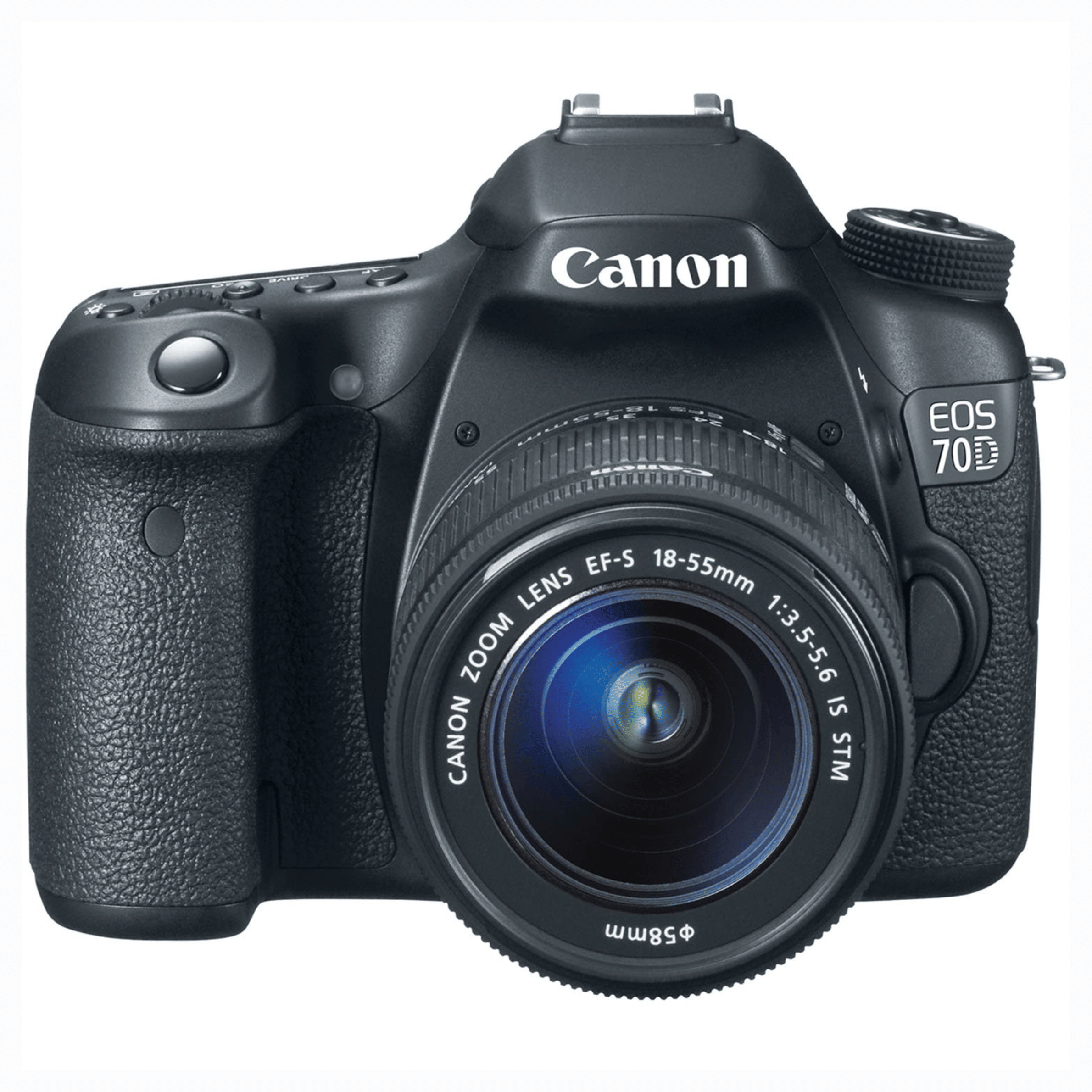 Canon 70D 20.2 MP DSLR - Refurbished_Black_Top_123854