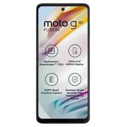 Refurbished Motorola Moto G40 Fusion Dynamic Grey Front