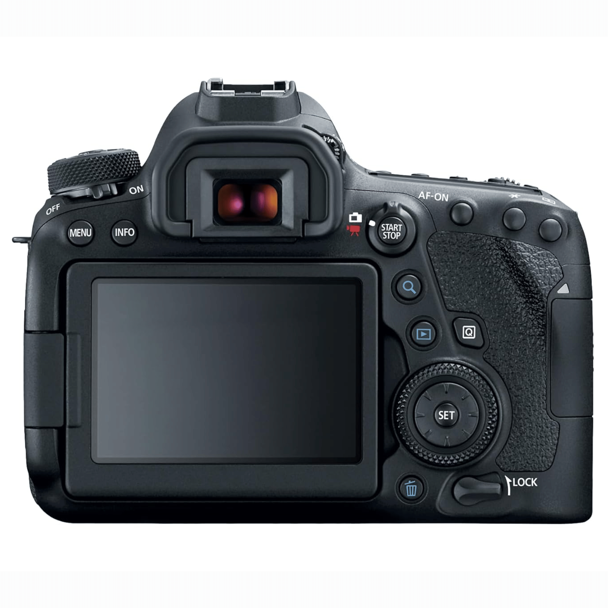 Canon EOS 6D Mark II 26.2MP DSLR Camera - Refurbished_Black_Back_117173
