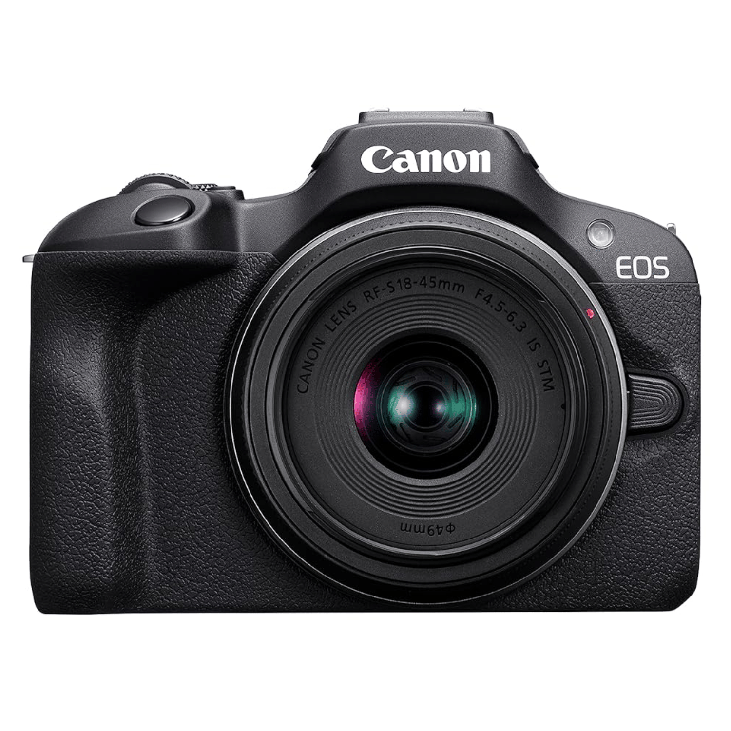 Canon EOS R100 24.1MP Mirrorless Camera - Refurbished_Black_Front_114527