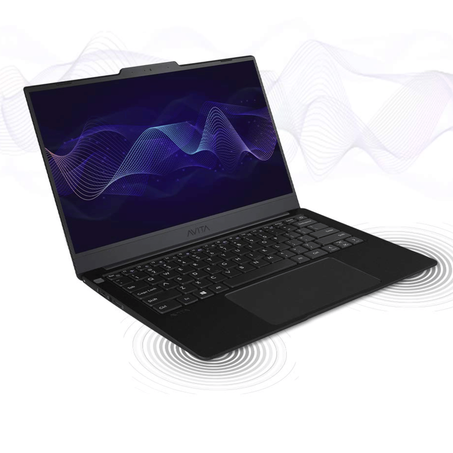 AVITA Liber Series NS14A8 (Intel Core i7 10th Gen 14 Inch)- Refurbished_Matt Black_Left Side_89416
