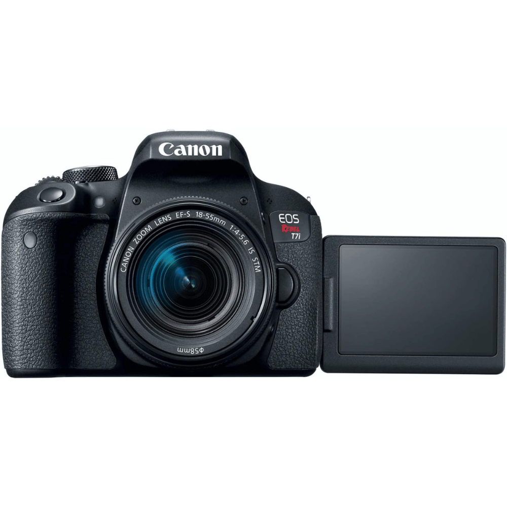 Canon EOS Rebel T7i DSLR Camera - Refurbished_Black_Top_126500