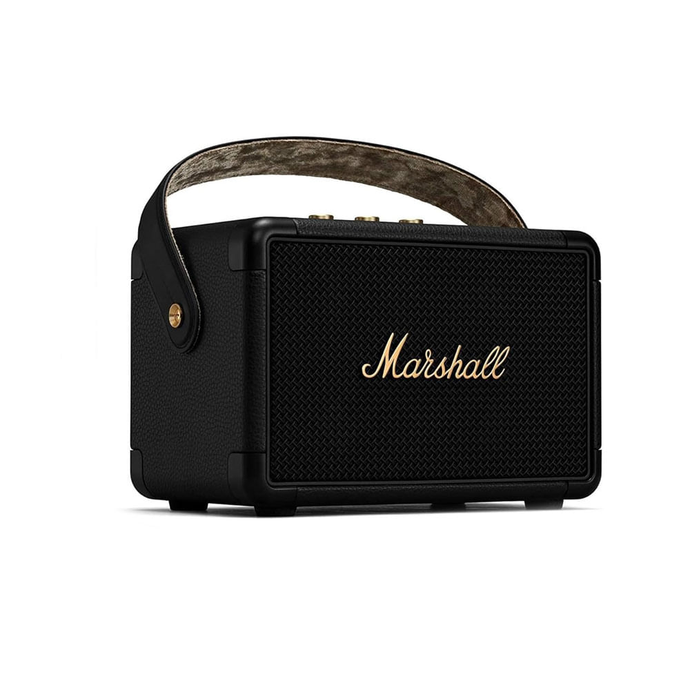 Marshall Kilburn 2 Bluetooth Speaker - Unboxed_Black Brass _Left Side_64325
