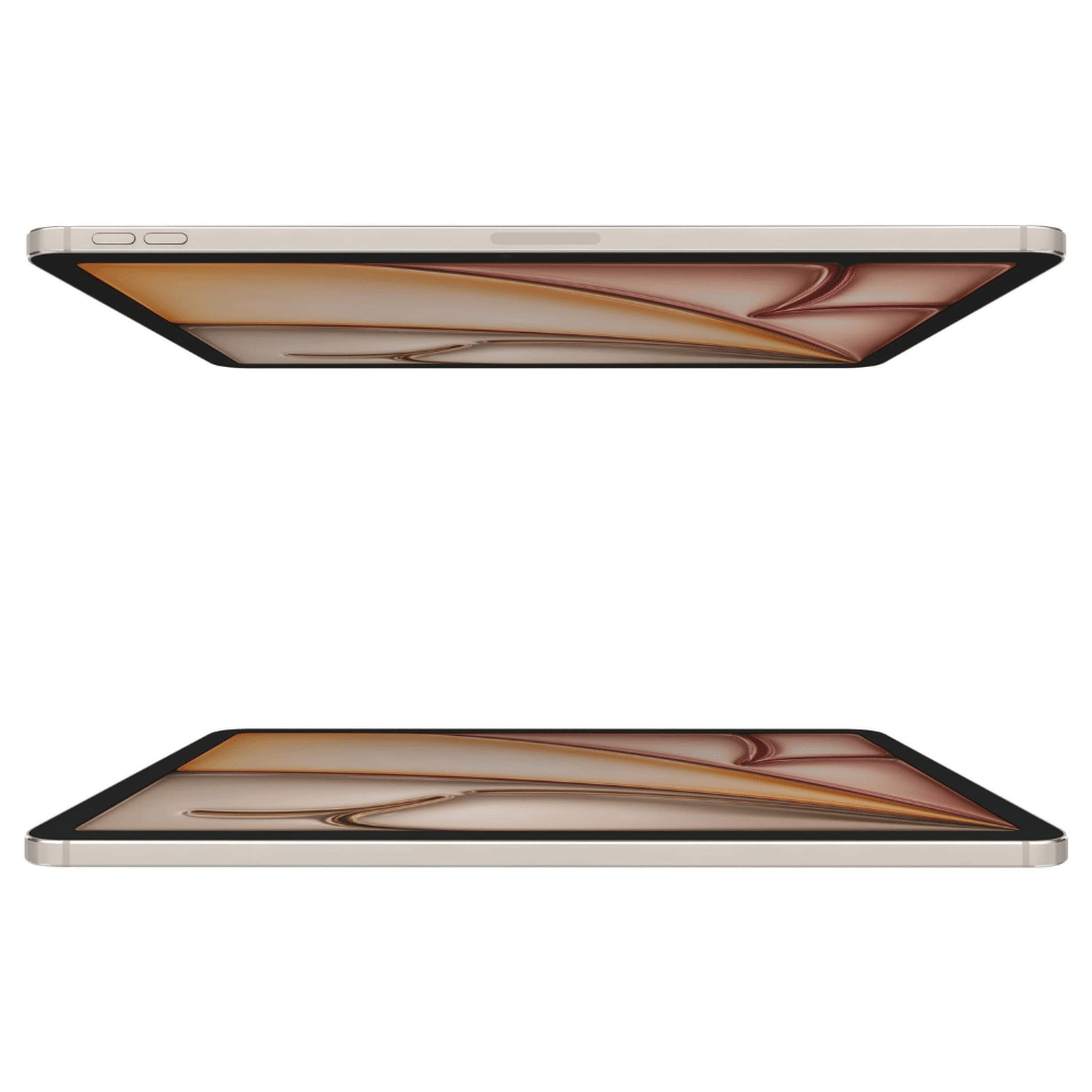 Apple iPad Air 11 M3 2025 (11 inch, Wifi+Cellular)- Refurbished_Starlight_Right Side_131955