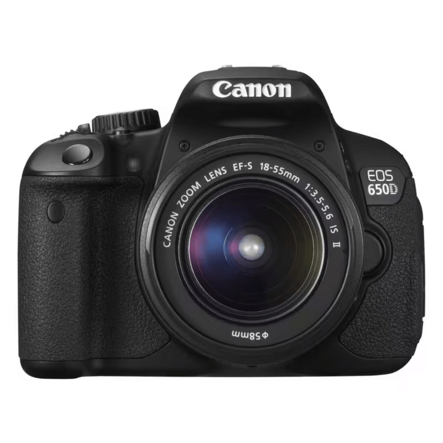Canon EOS 650D 18MP DSLR - Refurbished_Black_Front_114587