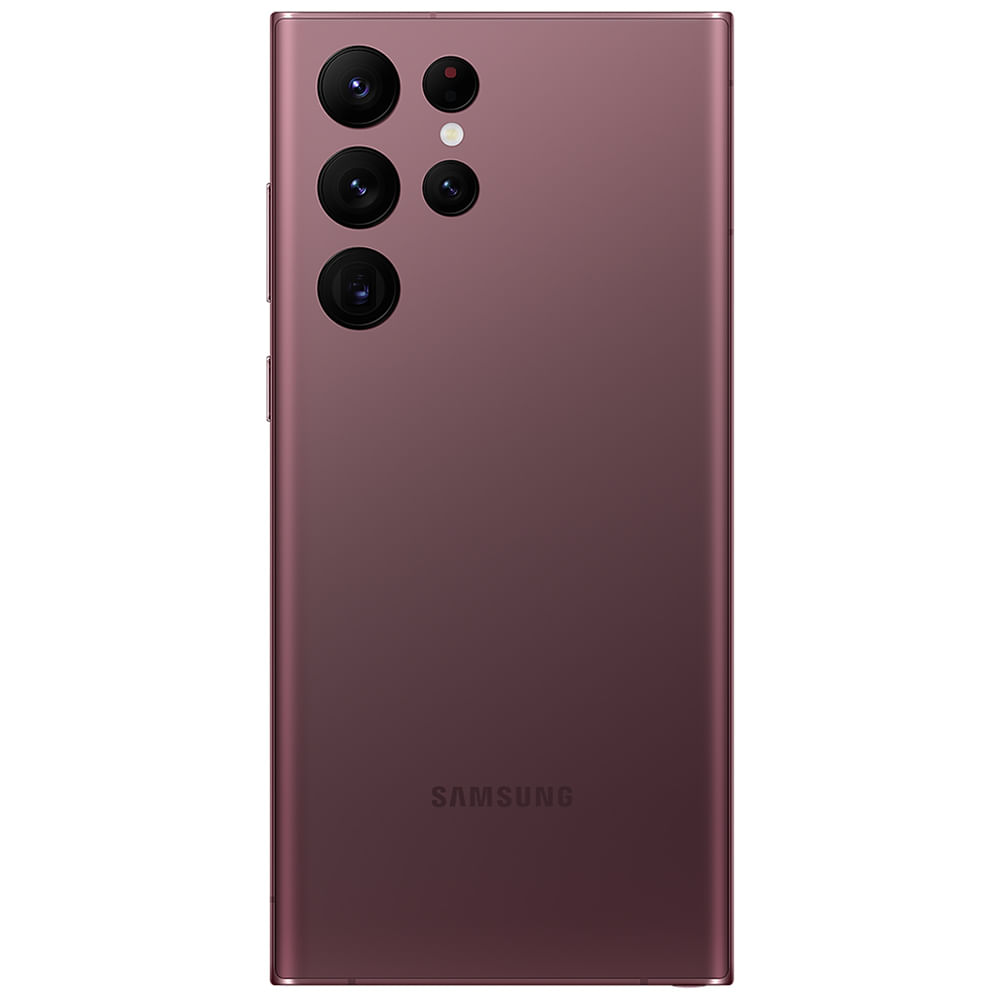 Samsung Galaxy S22 Ultra 5G - Refurbished_Burgundy_Back_47687