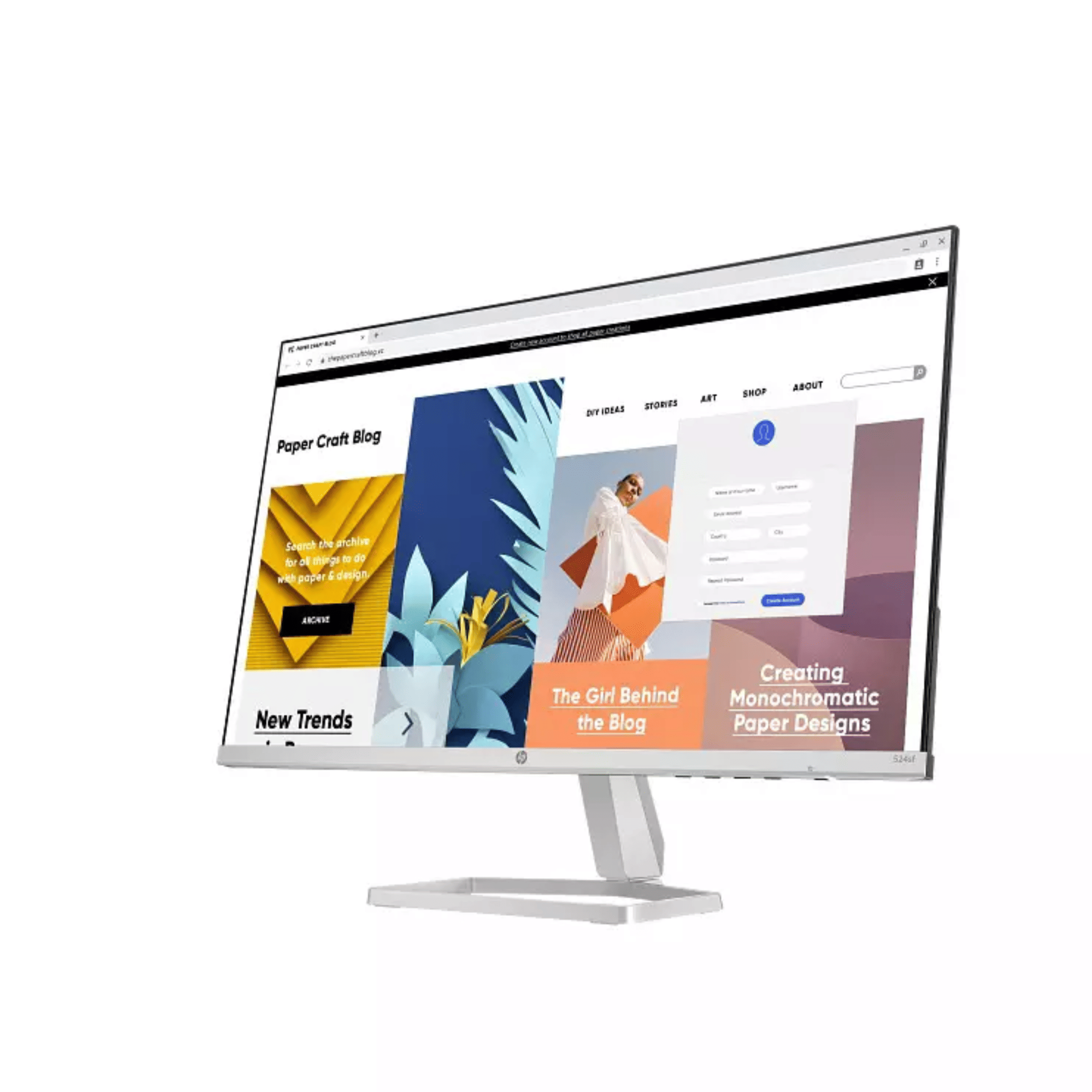 HP Series 5 524SF 23.8 Inch IPS 100 Hz FHD Monitor  - Unboxed_Black_Bottom_114976