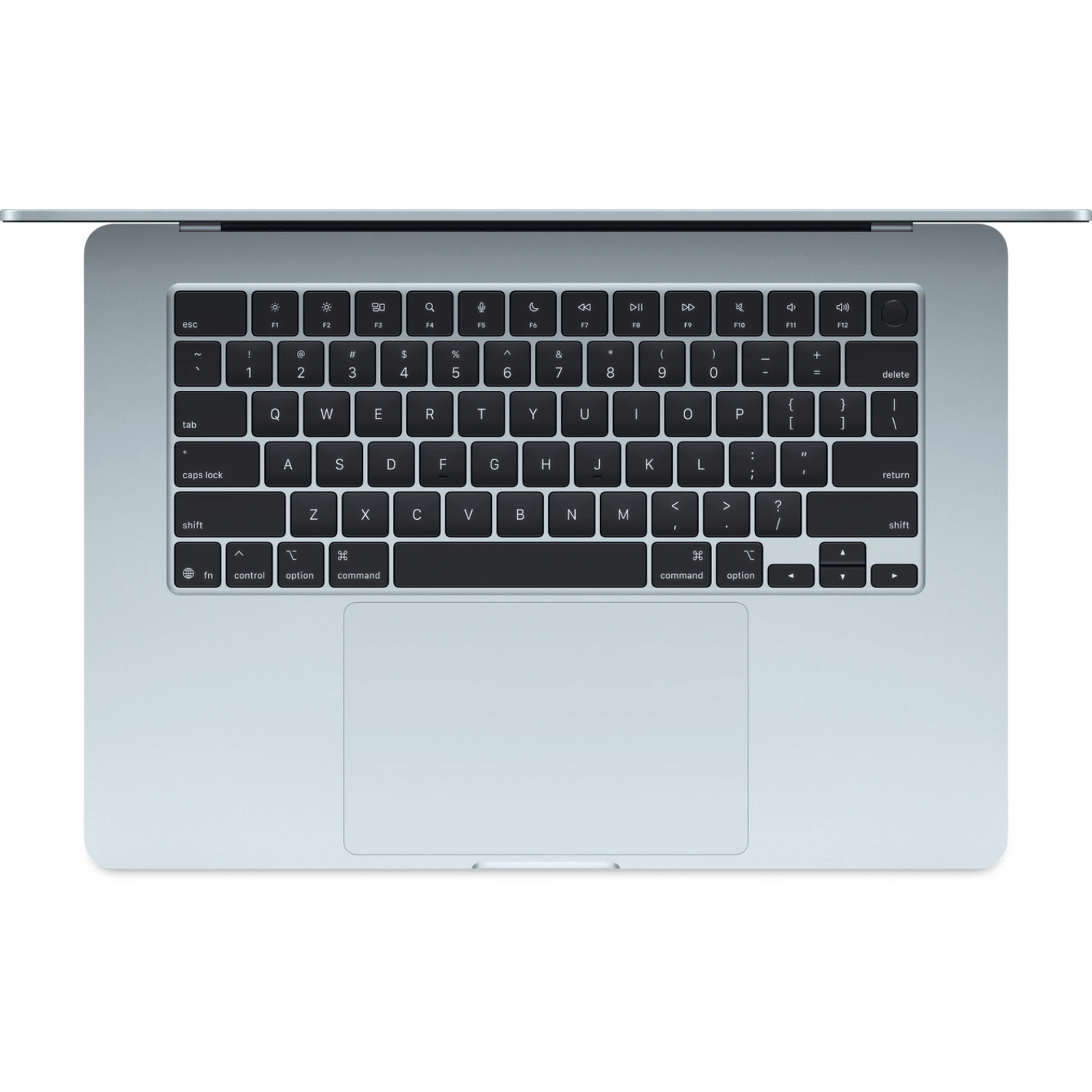 Apple Macbook Air 2025 A3241 (Apple M4 15 Inch)- Refurbished_Sky Blue_Top_90210