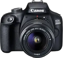 Canon EOS 3000D 18MP DSLR - Refurbished_Black_Left Side_58267