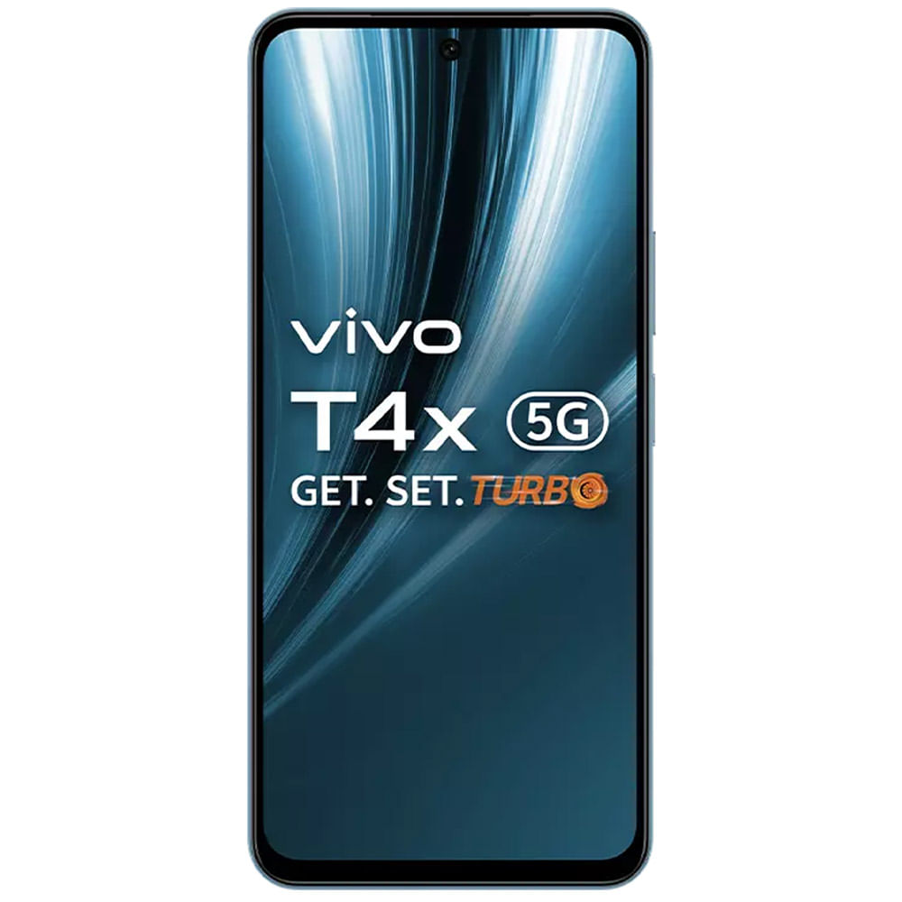 Vivo T4x 5G - Refurbished_Marine Blue_Front_61897