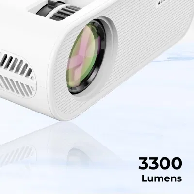 Zebronics LP1000 3300 lm LED Projector  - Unboxed_White_Left Side_124880