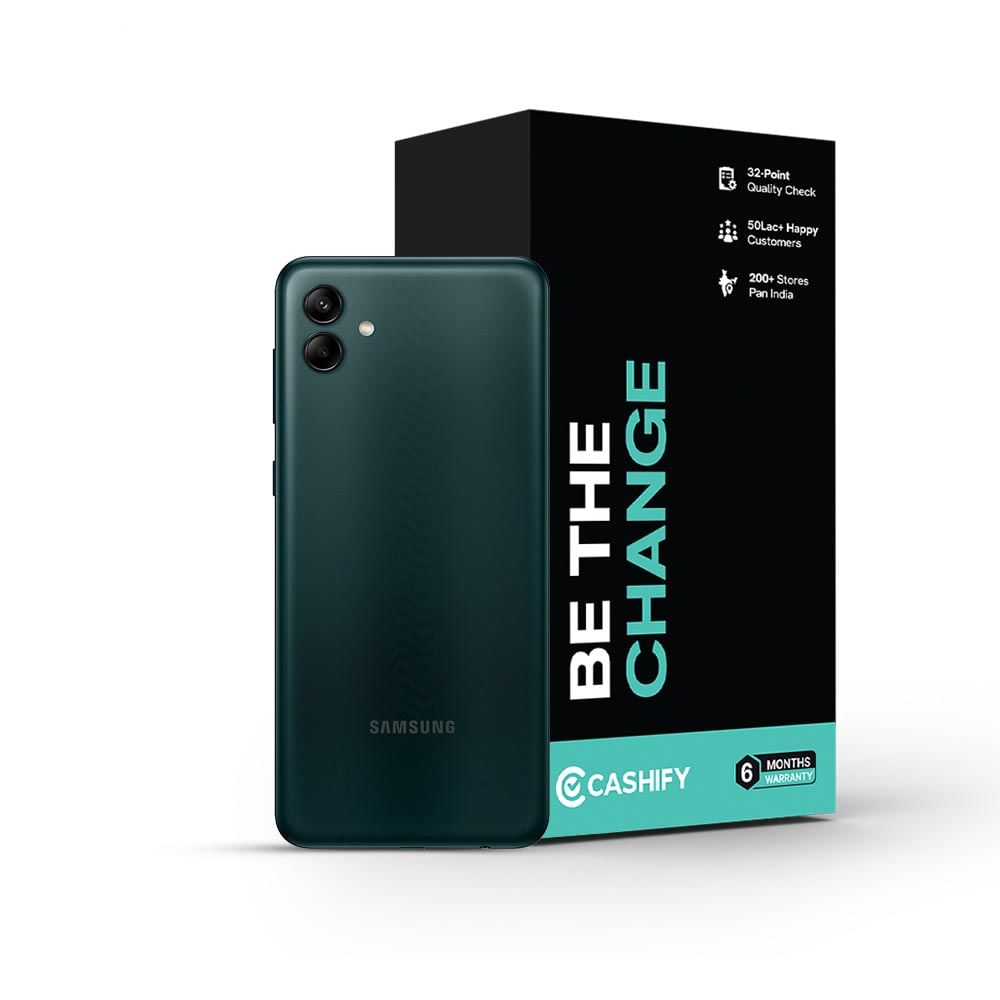 Samsung Galaxy A04 - Refurbished_Green_Phone With Box_49835